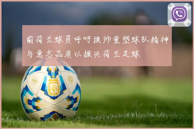 前荷兰球员呼吁换帅重塑球队精神与意志品质以振兴荷兰足球